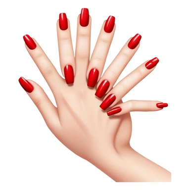 Painting nails sticker