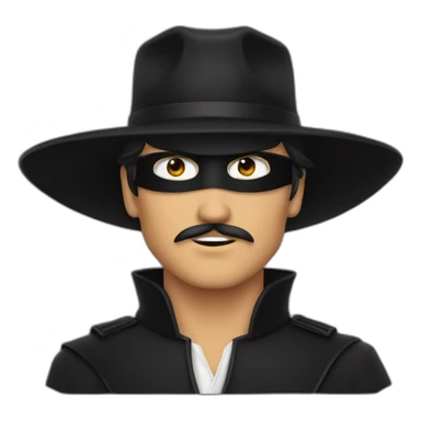 zorro from one pieace sticker