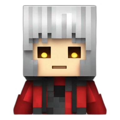 Kurosaki Ichigo estilo minecraft dando pulgar arriba sticker