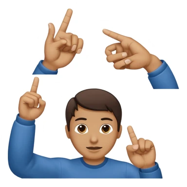 Hold up your hands. With your left hand, make a ‘6’ by curling your index finger like a hook while sticking your thumb out. With your right hand, make a ‘7’ by pointing your index finger straight and your thumb sideways like an L-shape. Put both hands next to each other — that’s the 67 meme sticker
