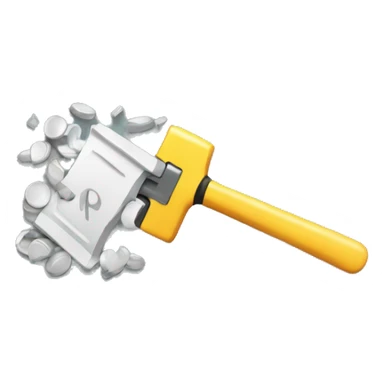 A button that has text that reads "Min Spend" with a ban hammer coming down sticker