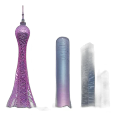 canton tower sticker