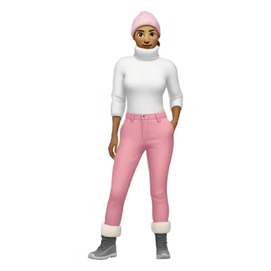 Pink Winter pants sticker