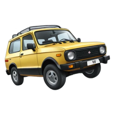 Lada niva sticker