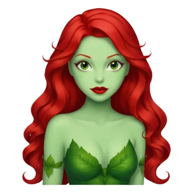 poison ivy face sticker