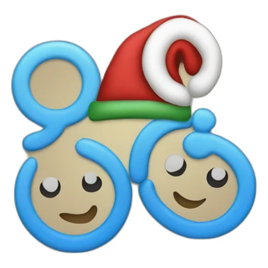 gender symbol christmas sticker