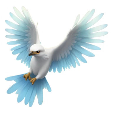 bird flying to heaven sticker