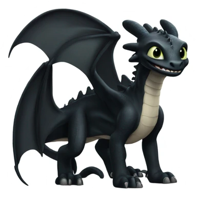 Toothless the dragon sticker