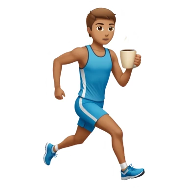Morning Coffee Runner sticker