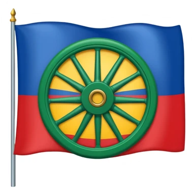 Drapeau gitan sticker