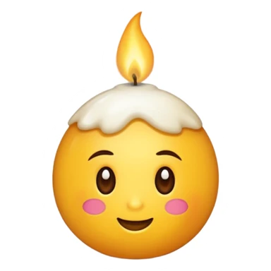 Crie emojis de uma química que produz velas sticker