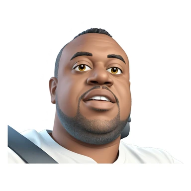 realistic meme of male driver sticker