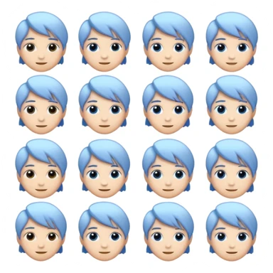 An emoji that represents the K-pop group Seventeen and also symbolizes my personal icon ❄️, along with a Seventeen-related 💙and 🪩🎤💎 I want it to be more attractive  sticker