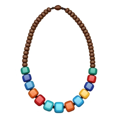 hippie necklace sticker