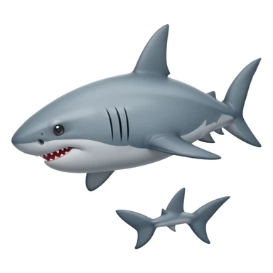Pregnant shark sticker