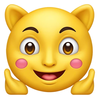 yellew face in love sticker