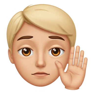 Eye twitching sticker