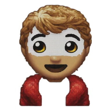 cross stitch sticker