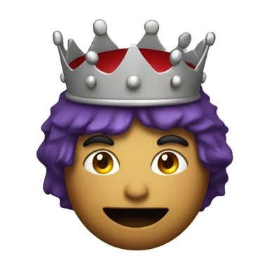 vilain with crown sticker