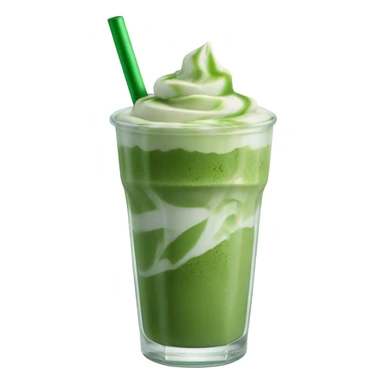Ice matcha latte sticker