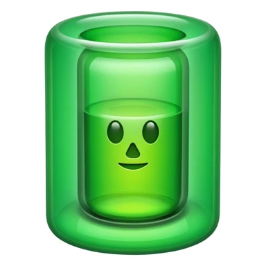 Uranium like inside a tube that we see on tiktok, without the symbol thing, and no line thing, just tube and pure green sticker
