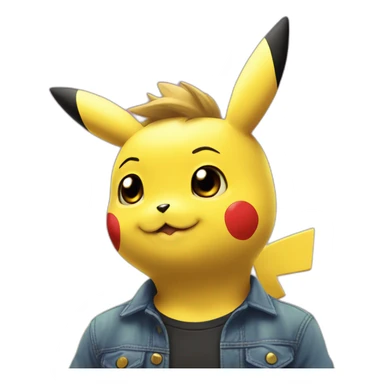 Pikachu amoure sticker