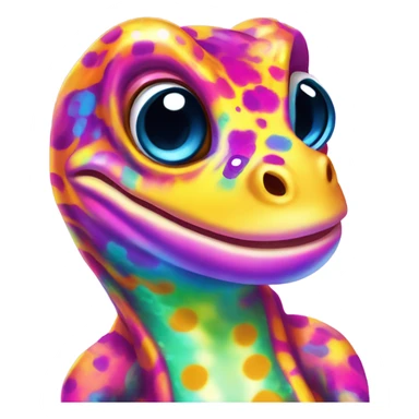 Lisa frank gecko ￼ sticker