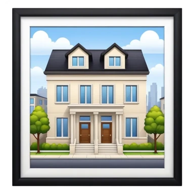 townhouse modern sticker