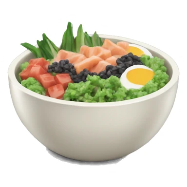 Poke bowl sticker