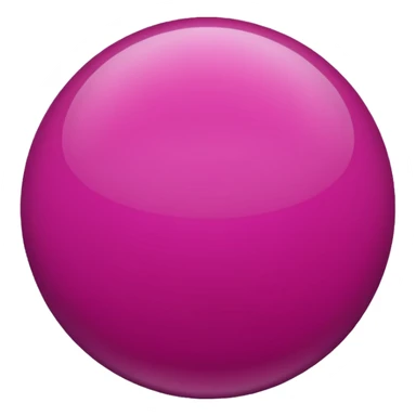 magenta color sphere,pnly sphere. sticker