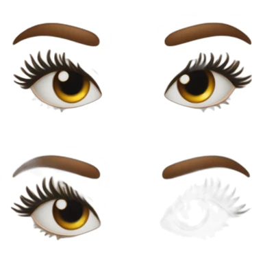 An eye twinkle With perfect eyelash sticker