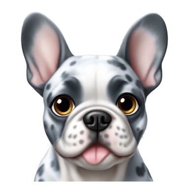 French bulldog blue Merle  sticker