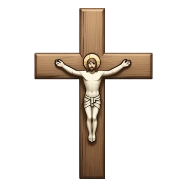 Create more catholic cross emojis more simple and clean but now Catholic  keep it black and white no crucifix  sticker