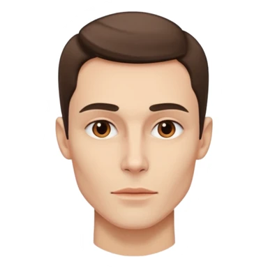 A person who has the sharpest jawline sticker