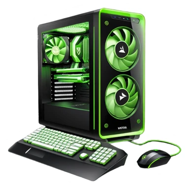 gaming nvidia pc sticker