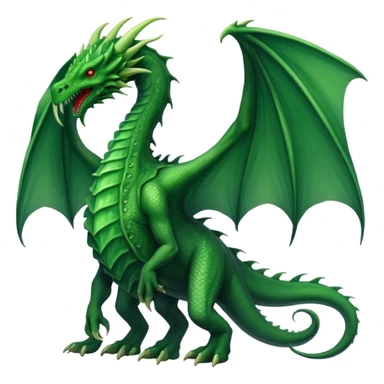 Big long slim thin majestic Cthulhu dragon (full body) sticker