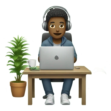 Work from home sticker