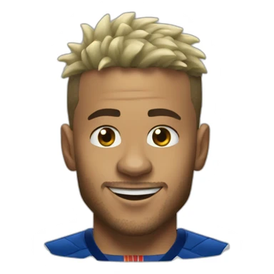 neymar cabeça de alho sticker