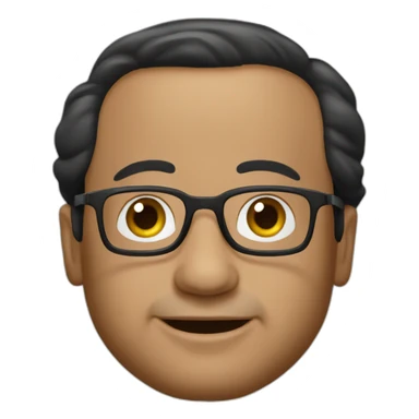 Black François Hollande sticker