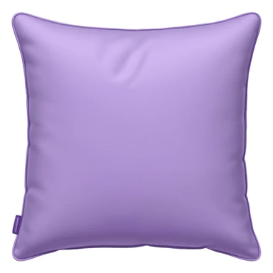 a hyperrealistic lilac-colored soft cushion-pillow, with rough texture and no patterns or no faces sticker