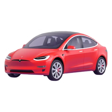 Tesla electric car sticker