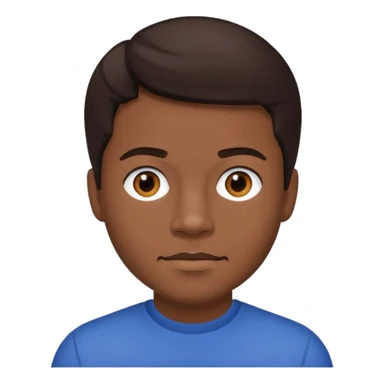 Ricky Bell with dark brown hair  sticker