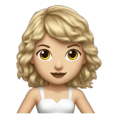 Superhero Taylor swift sticker