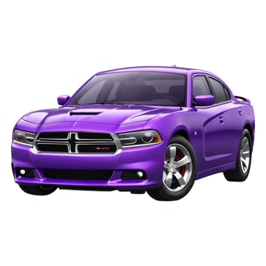 Dodge Charger Purple sticker