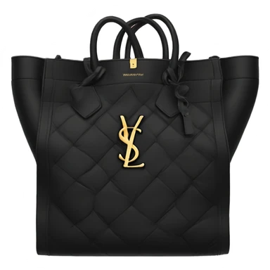 Black YSL Tote sticker