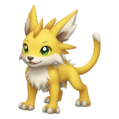cute cool Digimon-Fakemon-animal full body sticker