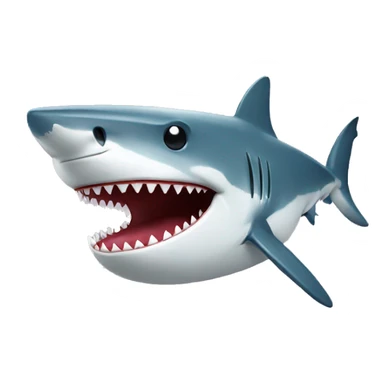 Shark with joint sticker