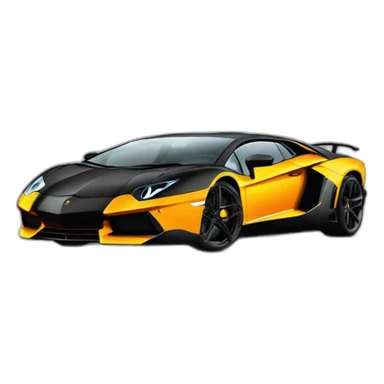 Lamborghini aventador sticker