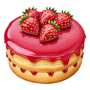 Strawberry Glaze Pastries
 sticker