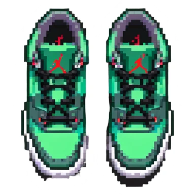 Air Jordan 3 Pine Green sneaker sticker